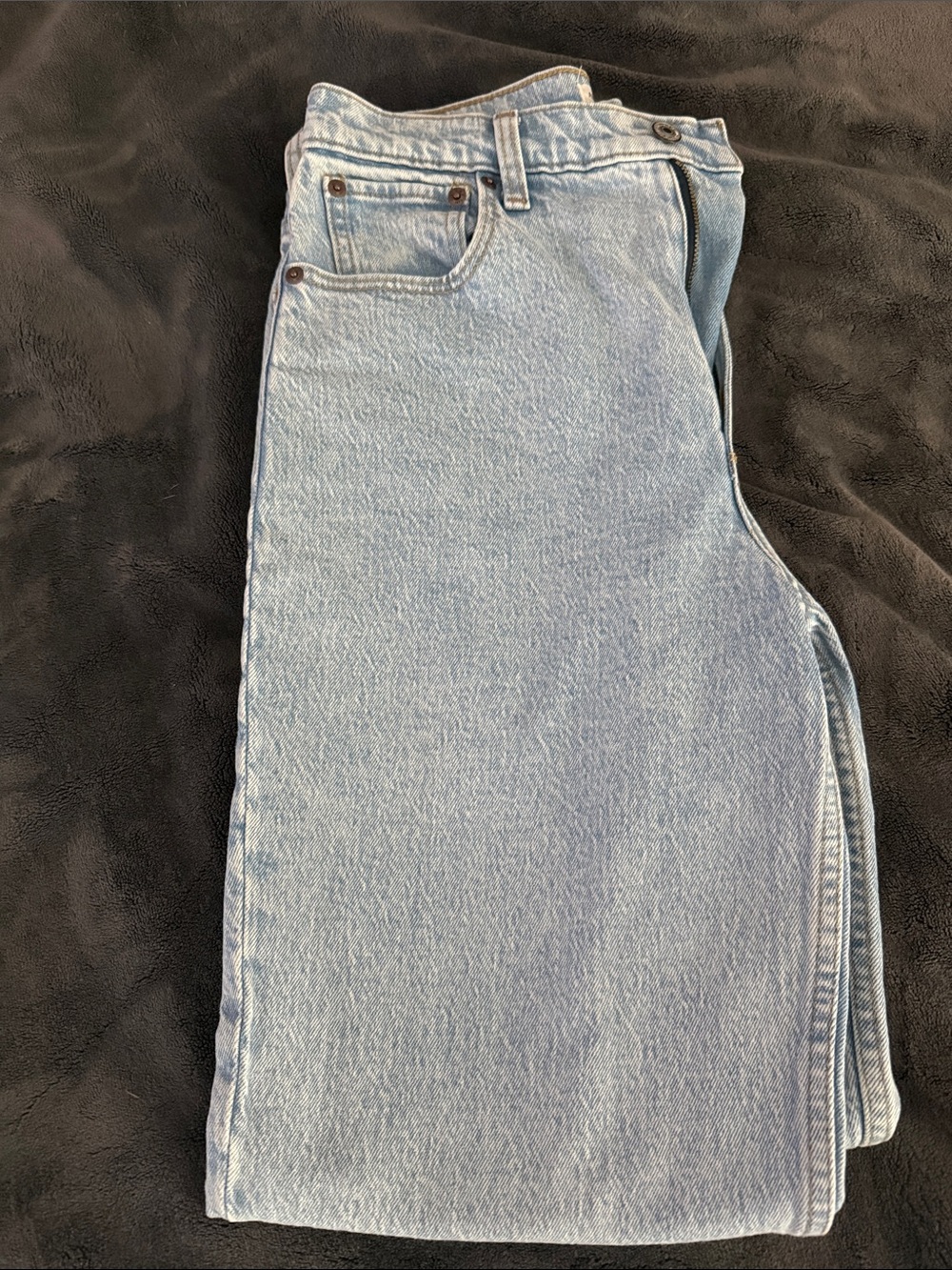 Abercrombie & Fitch Light Wash 90s Straight High Rise